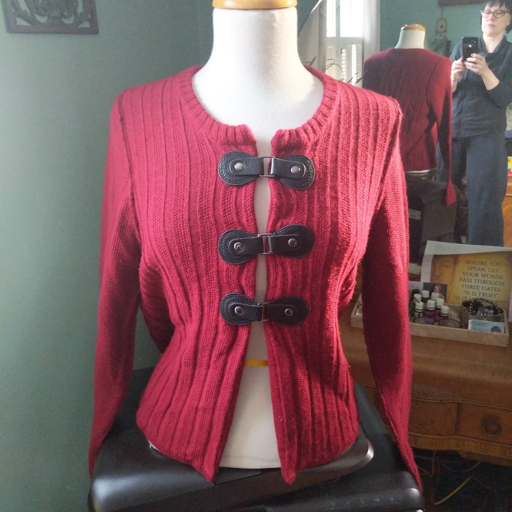 Red sweater